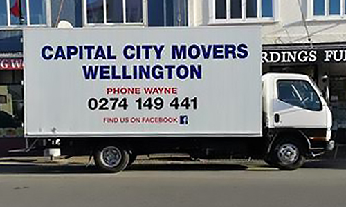 Capital City Movers Wellington Moving Truck